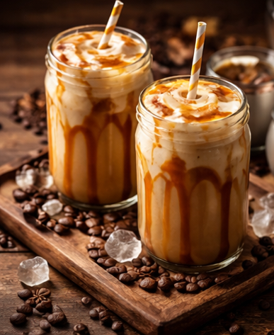 Iced coffee drinks at The Highland Room Cafe